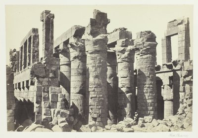 Salle des colonnes, Karnac - Francis Frith
