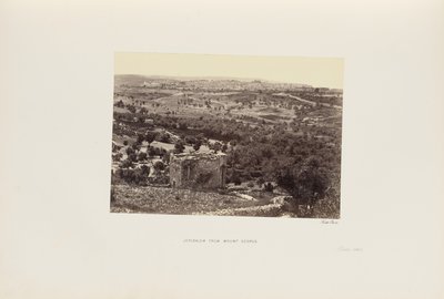 Jérusalem depuis le Mont Scopus - Francis Frith