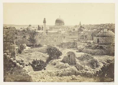 Jérusalem depuis les remparts - Francis Frith
