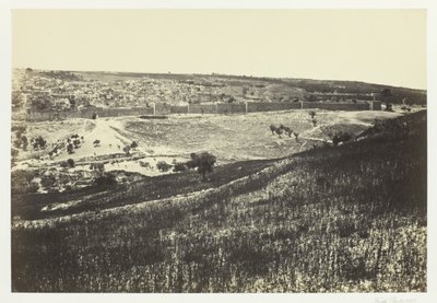 Jérusalem, depuis le Mont des Oliviers, No.2 - Francis Frith