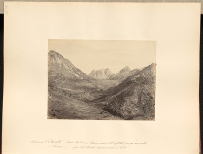 Mont Horeb (Sinaï), "et la montagne était toute en fumée, car l