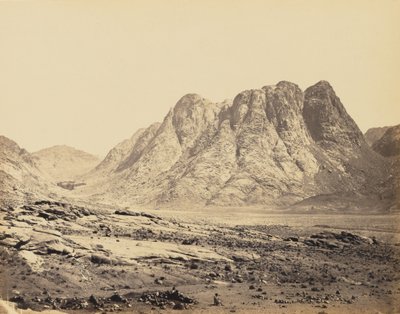 Mont Horeb, Sinaï - Francis Frith