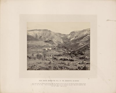 Près de Kadesh Barnea - la colline des Cananéens (Ec-Safeh) - Francis Frith