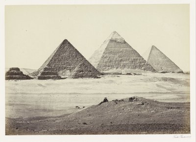 Pyramides de Gizeh - Francis Frith