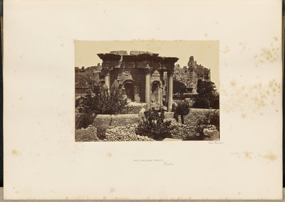 Le temple circulaire, Baalbec - Francis Frith