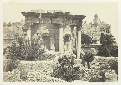 Le Temple circulaire, Baalbec, 1857 - Francis Frith