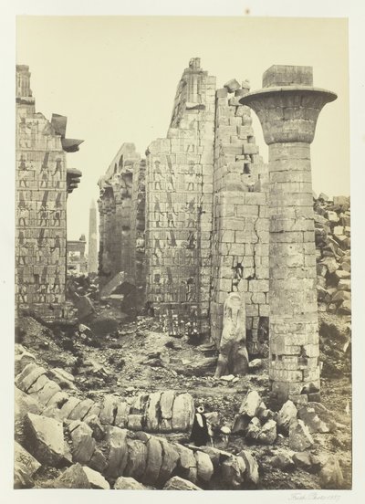 La Cour de Shishak, 1857 - Francis Frith