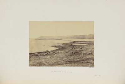 La rive nord de la mer Morte - Francis Frith