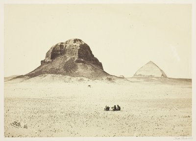 Les pyramides de Dahshoor - Francis Frith