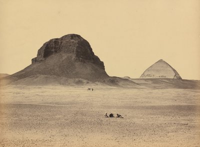 Les pyramides de Dahshoor depuis l