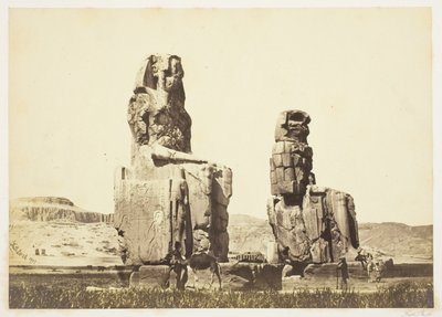 Les statues de Memnon - Francis Frith