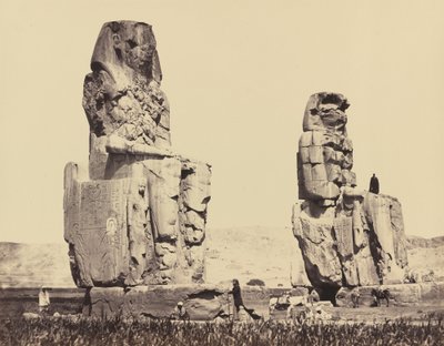 Les Statues de la Plaine, Thèbes - Francis Frith