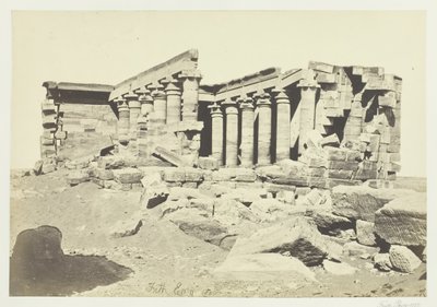 Le Temple de Maharaka, Nubie, 1857 - Francis Frith
