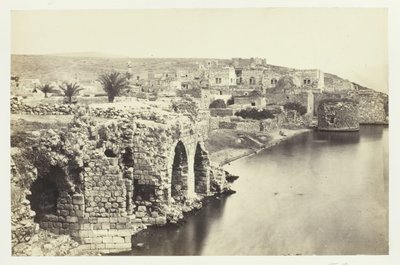 La ville et le lac de Tibériade, du sud, 1857 - Francis Frith