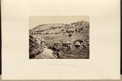 Vallée de Josaphat, Jérusalem - Francis Frith