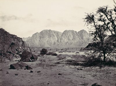 La Vallée Écrite, Sinaï - Francis Frith