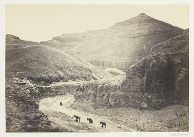 Vallée de la tombe des rois, Thèbes - Francis Frith