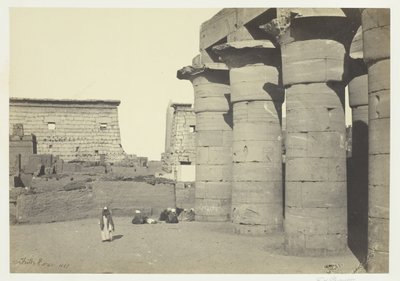 Vue à Louxor, 1857 - Francis Frith