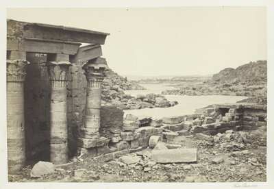Vue de Philae, vers le nord - Francis Frith