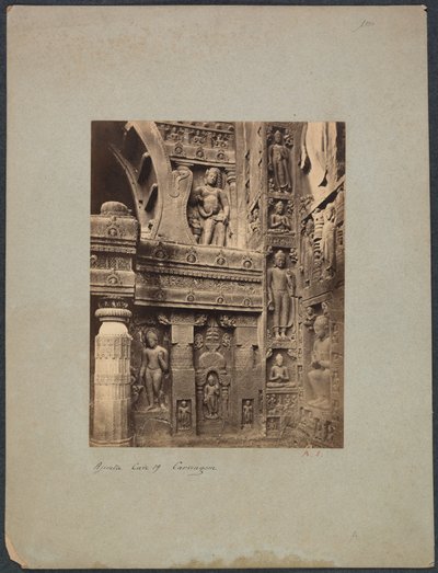 Grotte Ajinta n° 19 - Francis Frith and Co.