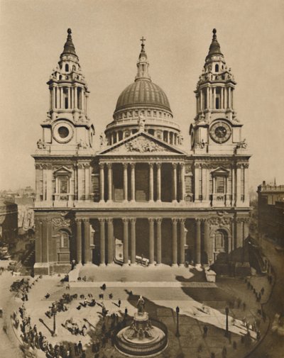 La grande église construite par Wren sur le site de l