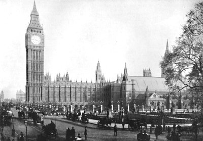La boutique parlante à Westminster, 1909 - Frith and Co