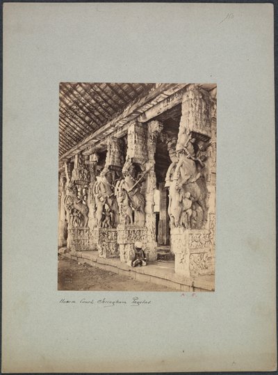 Cour des chevaux de Trichinopoly - Francis Frith and Co.
