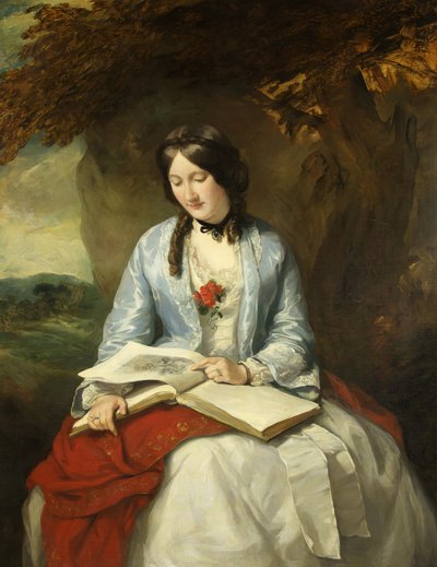 Portrait de Mme Livesay, c.1851 - Francis Grant