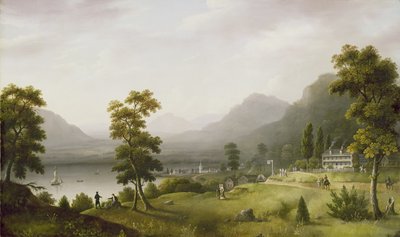 Taverne de Carters à la tête du lac George, 1817-18 - Francis Guy