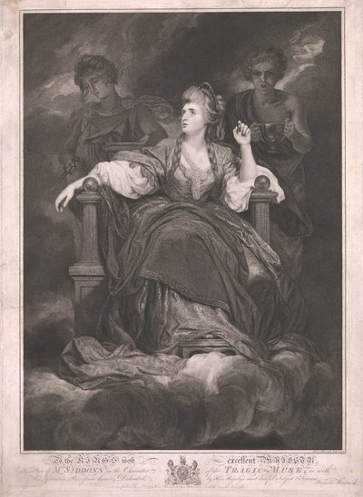 Mme Siddons dans le rôle de la muse tragique - Francis Haward