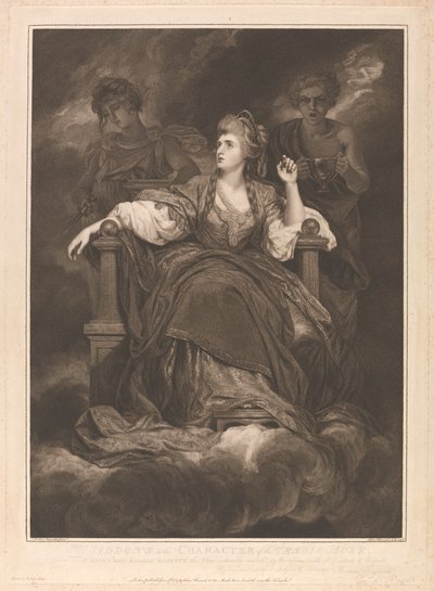 Mme Siddons dans le rôle de la Muse tragique - Francis Haward