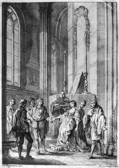 Claudio accusant Héro d