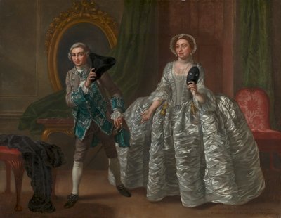 David Garrick et Mme Pritchard dans "The Suspicious Husband" de Benjamin Hoadley - Francis Hayman