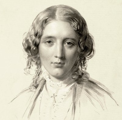 Portrait de Harriet Beecher Stowe - Francis Holl