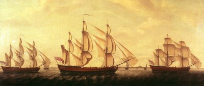 Trois navires de la baie d