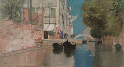 En route vers le jardin public - Francis Hopkinson Smith