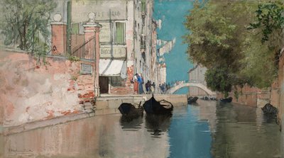 En route vers le jardin public - Francis Hopkinson Smith