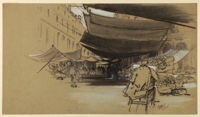 Les auvents du marché aux fruits - Francis Hopkinson Smith