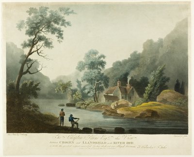 Entre Crogen et Llandrillo sur la rivière Dee - Francis Jukes
