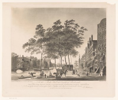 Vue sur le Prinsengracht et Westerkerk à Amsterdam - Francis Jukes