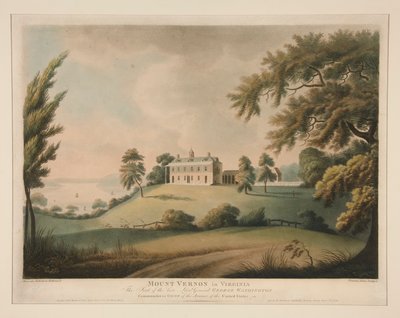 Mount Vernon en Virginie / La résidence du défunt Lieutenant Général George Washington - Francis Jukes