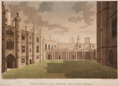 Façade Nord de la deuxième cour principale - Francis Jukes