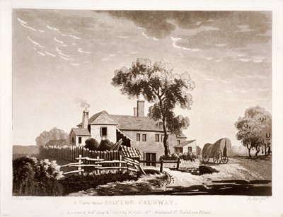 Vue près de Brixton Causeway, Lambeth, Londres, 1785 - Francis Jukes