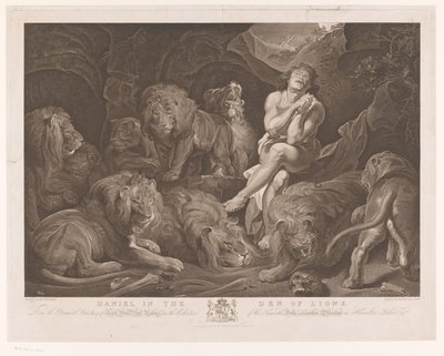Daniel dans la fosse aux lions - Francis Lamb