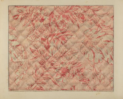 Détail de la couverture de bébé, vers 1937 - Francis Law Durand
