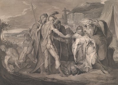 Le roi Lear pleurant sur le corps de Cordelia, Shakespeare, Le roi Lear, Acte 5 - Francis Legat