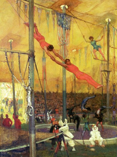 Artistes de trapèze - Francis Luis Mora