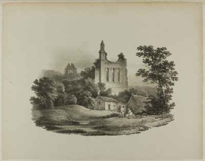 Abbaye de Byland, Yorkshire - Francis Nicholson