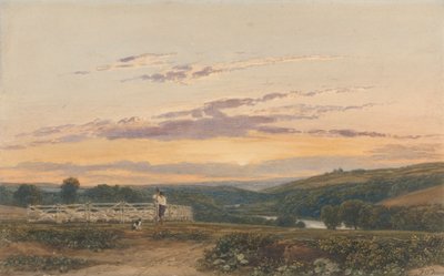 Le berger - Soir - Francis Oliver Finch