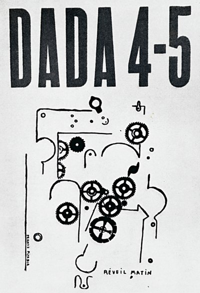 Couverture de la revue Dada 4-5, dessinée par Francis Picabia (1879-1953), Zurich - Francis Picabia